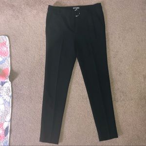 Black dress pants with belt